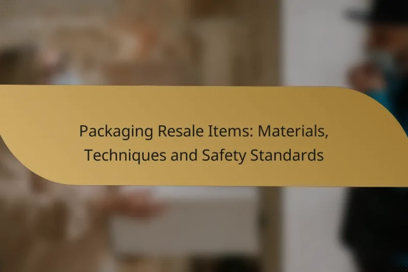 Packaging Resale Items: Materials, Techniques and Safety Standards