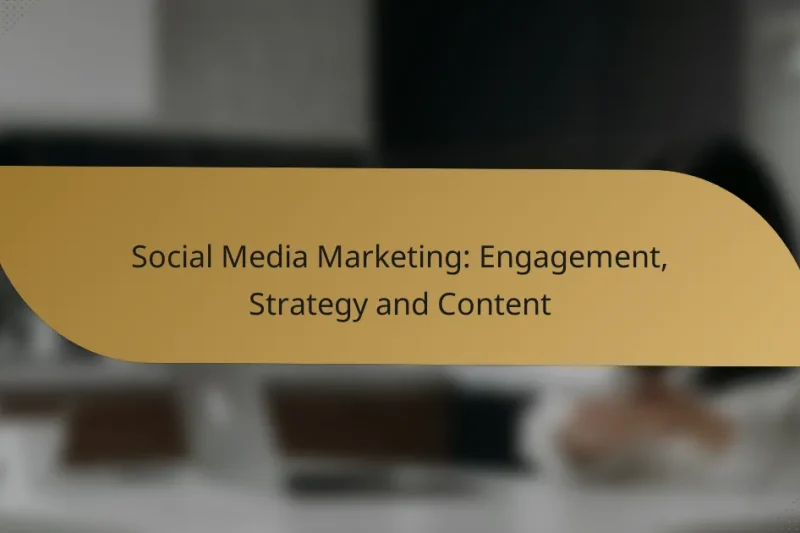 Social Media Marketing: Engagement, Strategy and Content